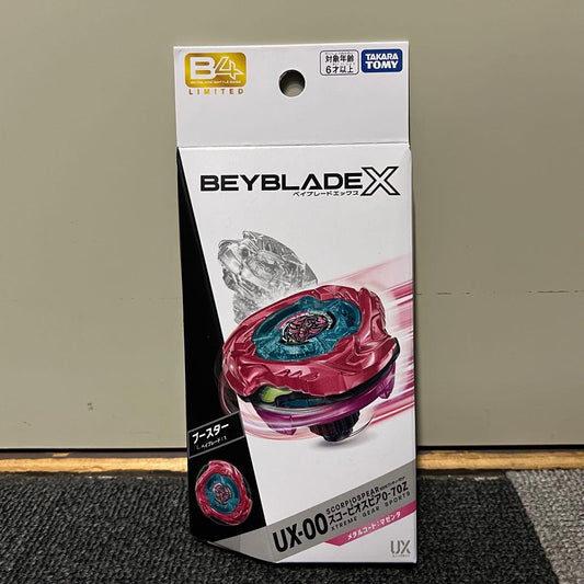 Takara Tomy - Beyblade X Scorpio Spear 0-70Z - Metal Coat: Magenta