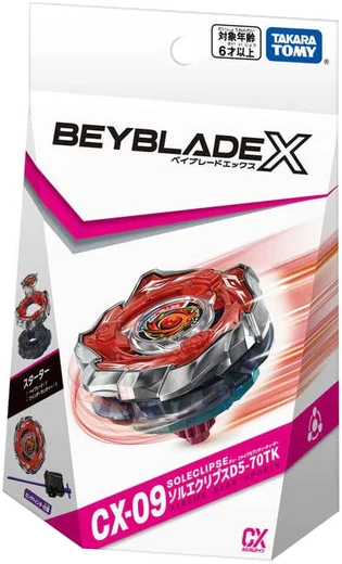 Takara Tomy Beyblade X - CX-09 Starter Sol Eclipse D5-70TK