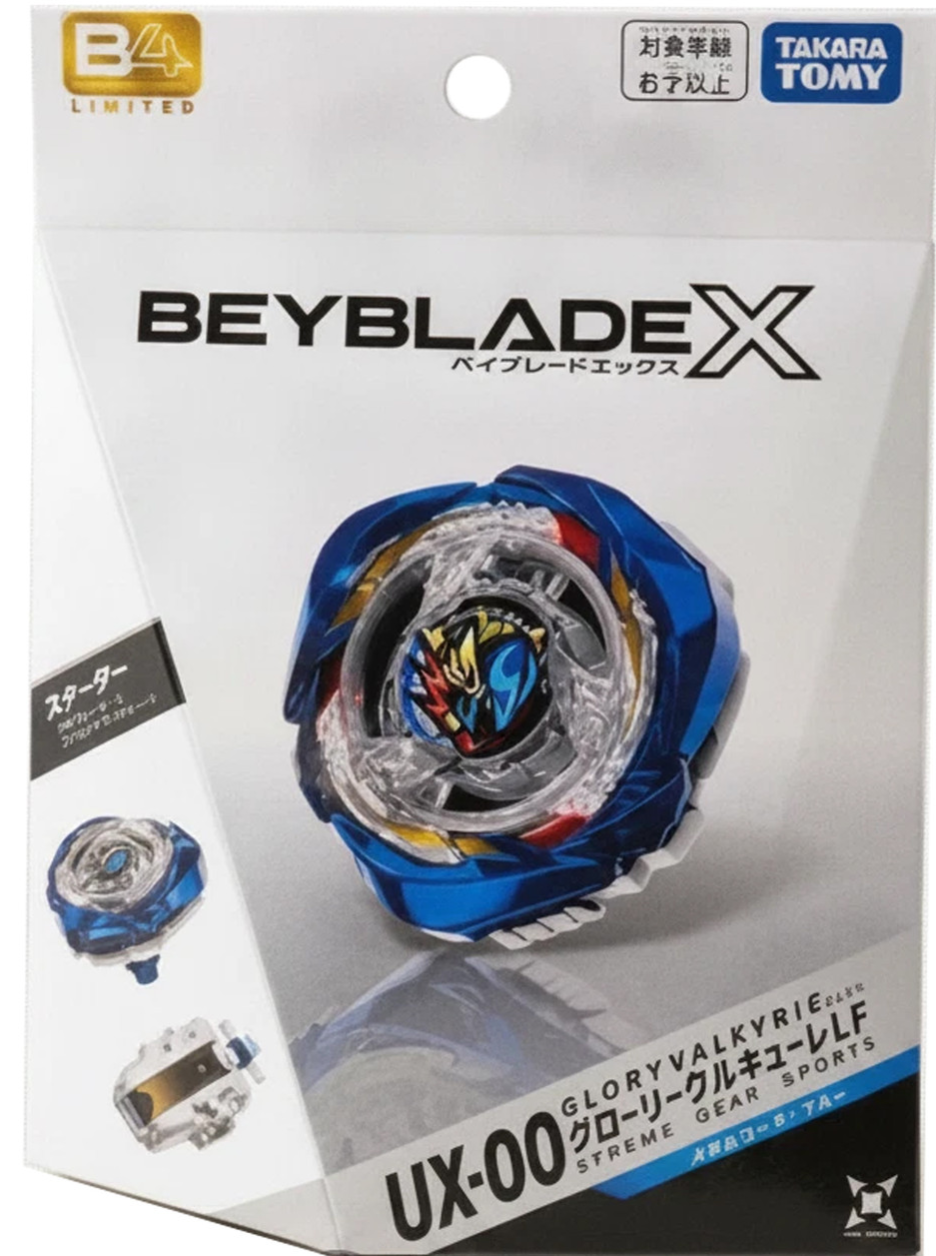 Takara Tomy Beyblade X -UX-00 - Glory Valkyrie LF [Metal Coat: Blue]
