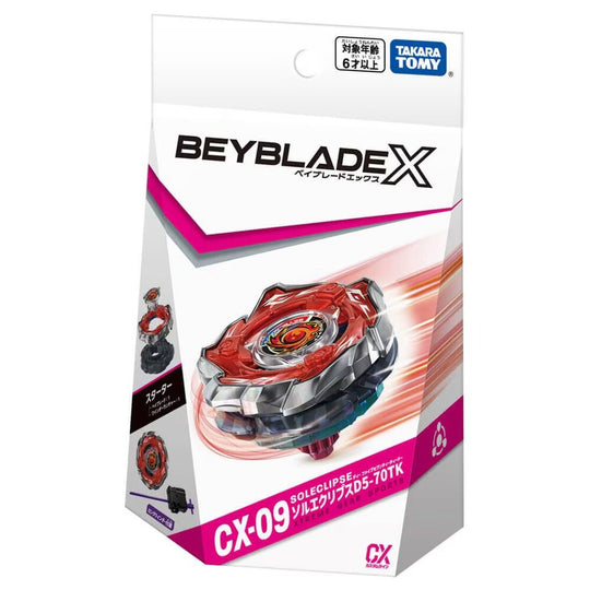 Takara Tomy Beyblade X - CX-09 Starter Sol Eclipse D5-70TK