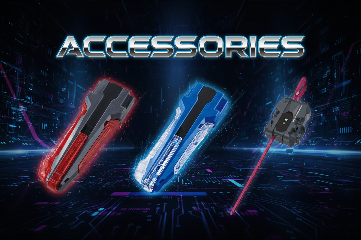 Beyblade accessories banner