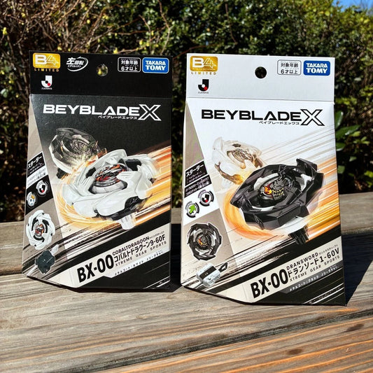 Takara Tomy - Beyblade X - BX-00 COBALTDRAGOON 9-60F & DRANSWORD 1-60V - J.League COBALT(Set)