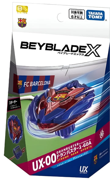 Takara Tomy Beyblade X - UX-00 Dran Buster 1-60A FC Barcelona Version